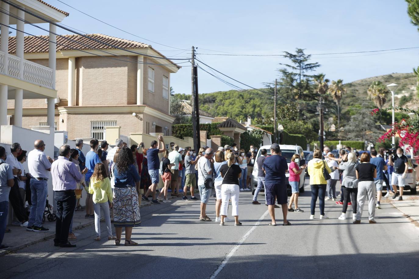 Manifestación en Calicanto contra los okupas