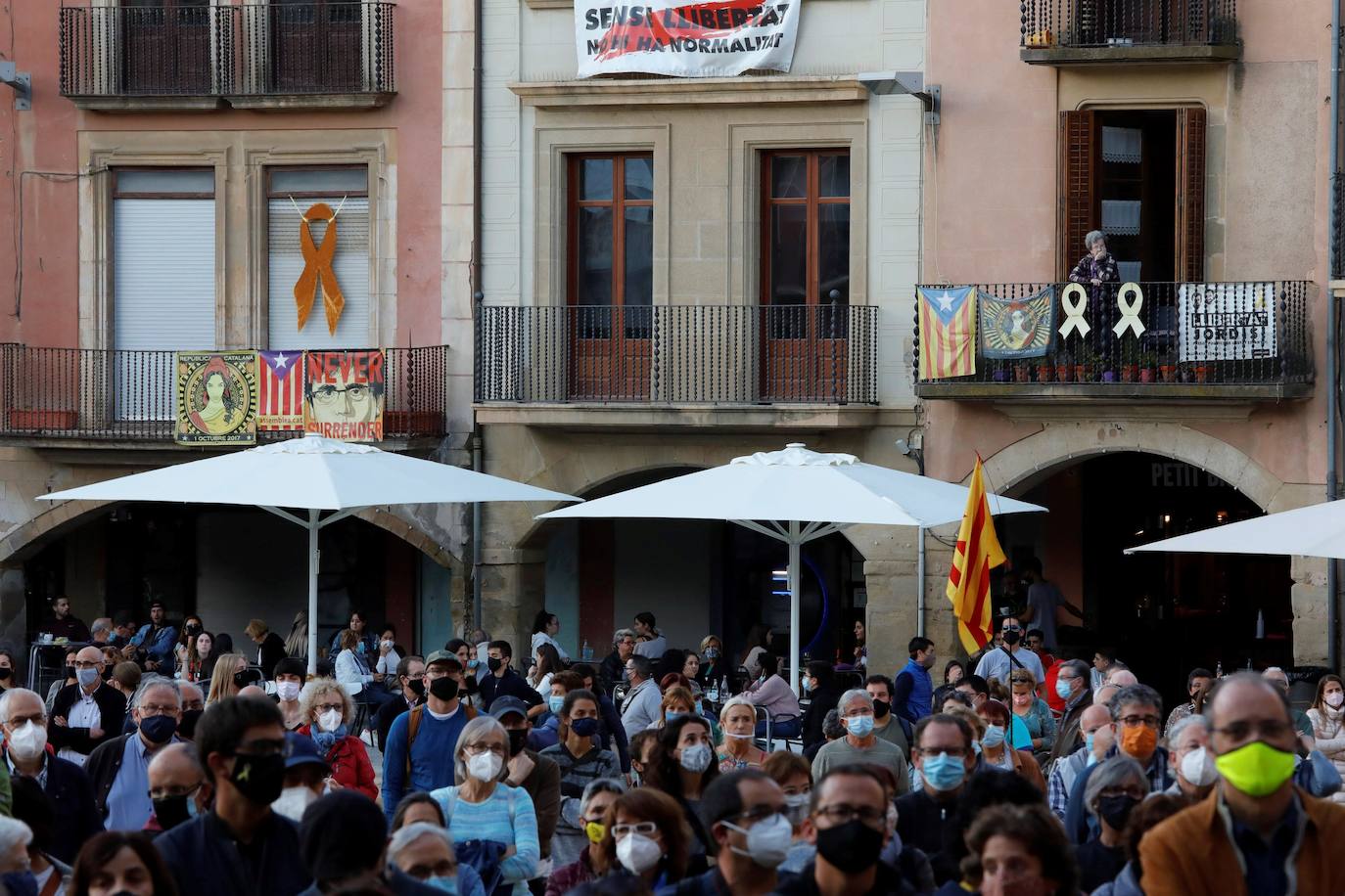 La inhabilitación de Quim Torra no consigue llenar las plazas catalanas, y la afluencia en las protestas callejeras fue mucho menor que en otras ocasiones