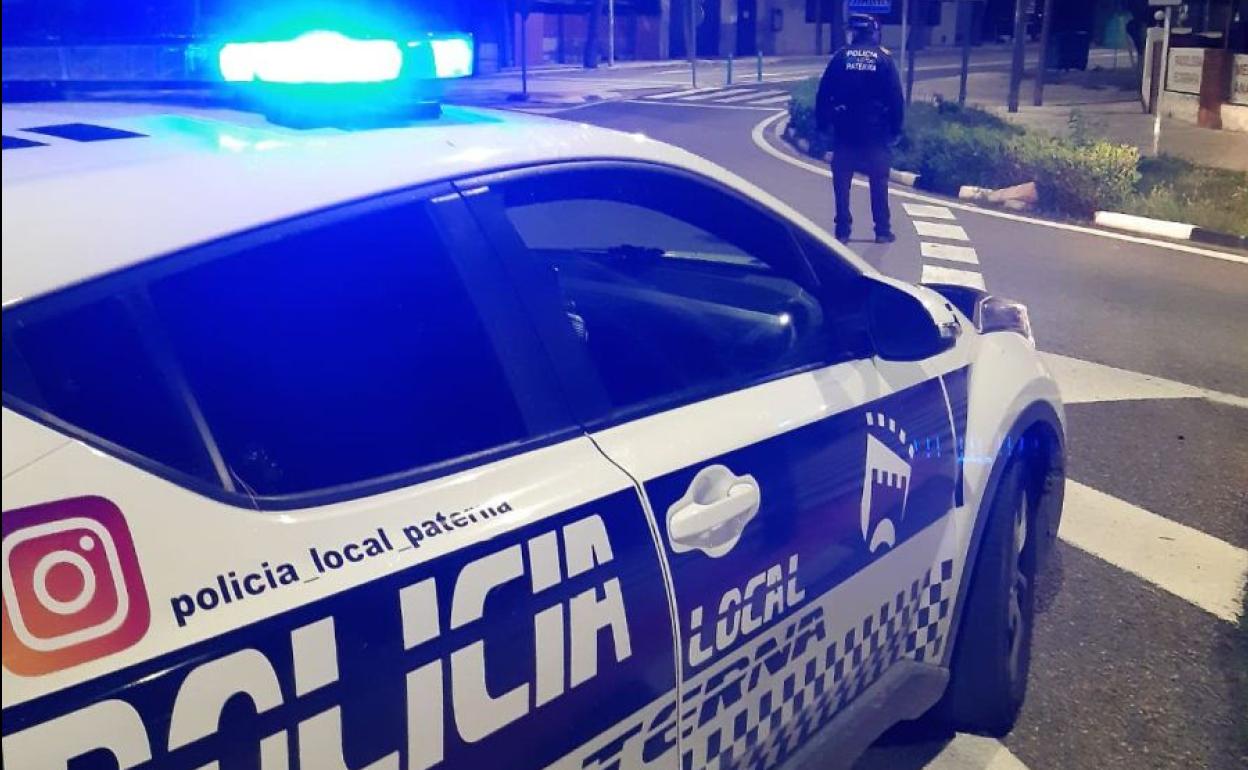 Control de la Policía Local de Paterna.