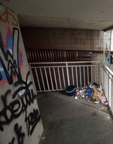 Imagen secundaria 2 - Imágenes del estado en el que se encuentra la Torre Miramar. 