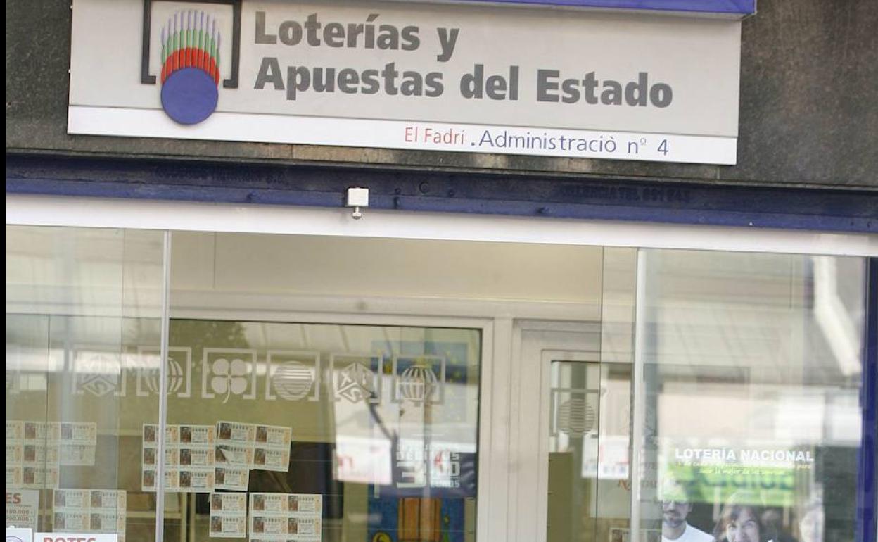 Una administración de Loterias. 