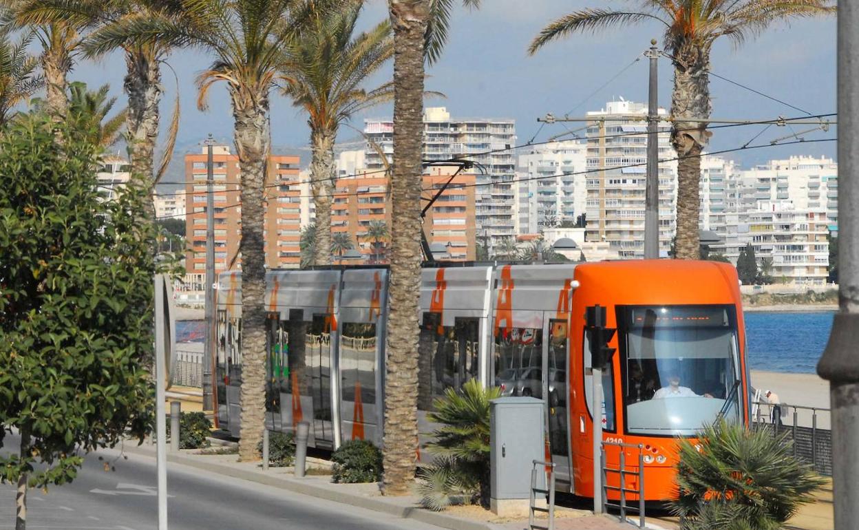 El Tram en Alicante. 