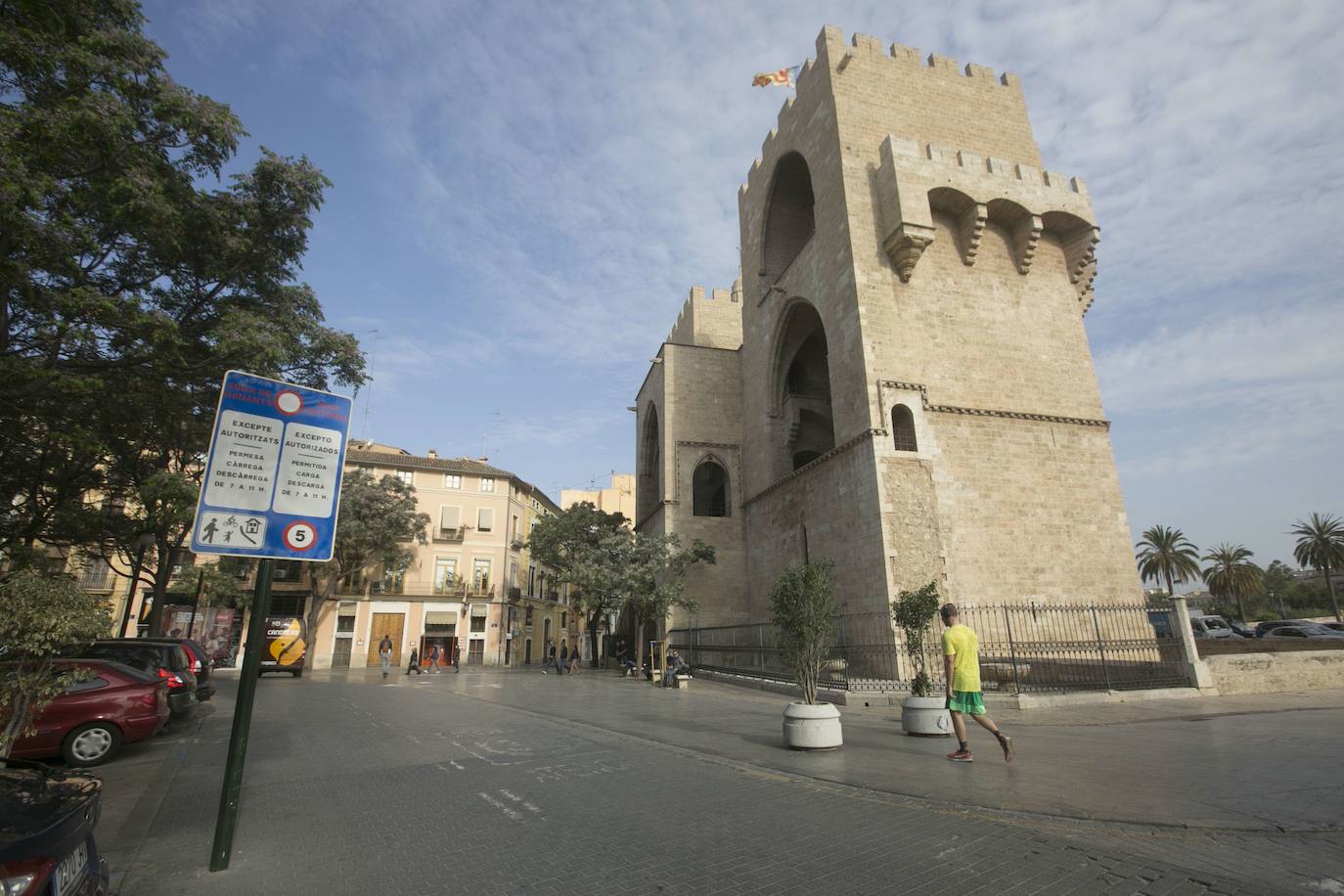 13. Torres de Serranos. Han sido utilizadas como cárcel para nobles y caballeros y también como arco del triunfo.