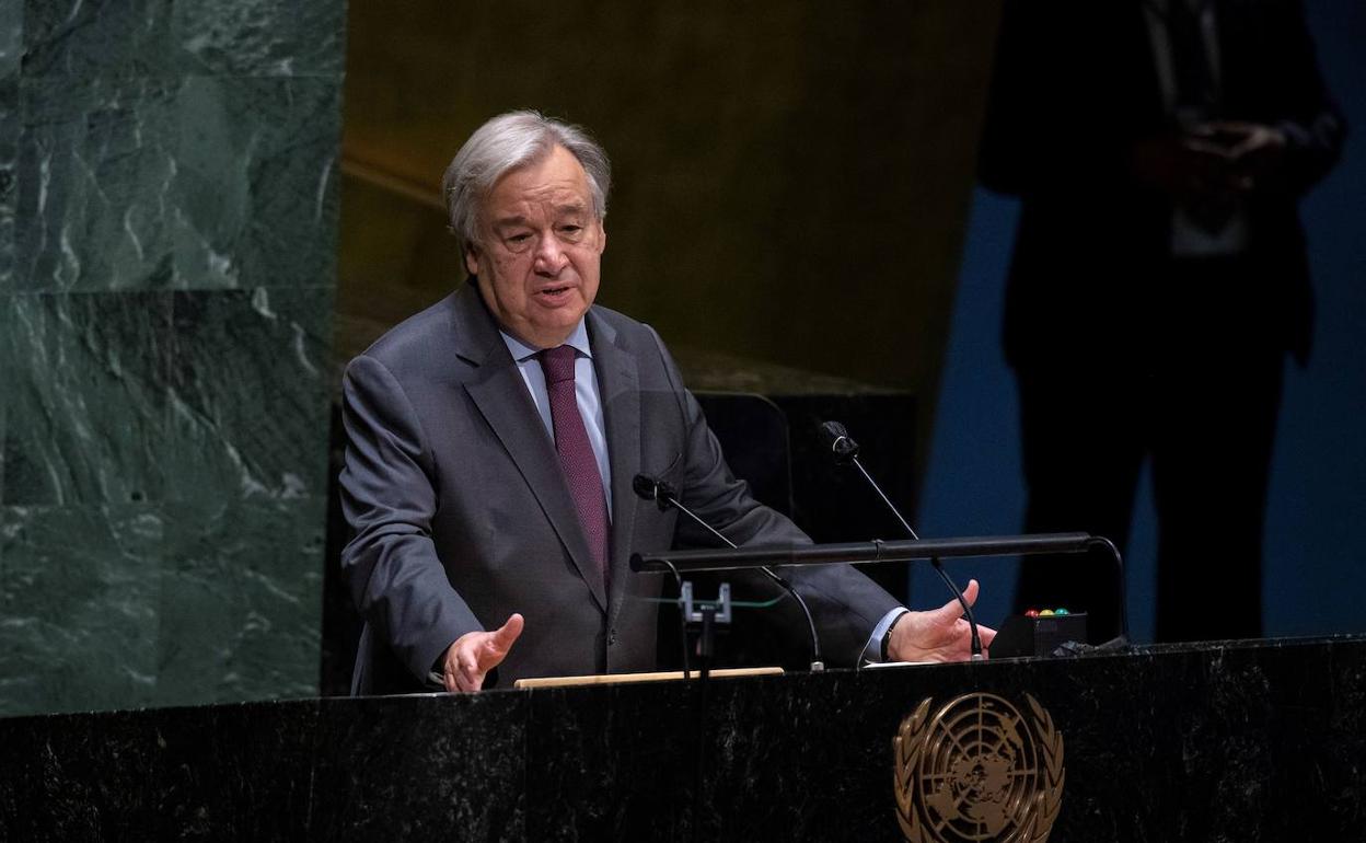 El secretario general de Naciones Unidas, António Guterres. 