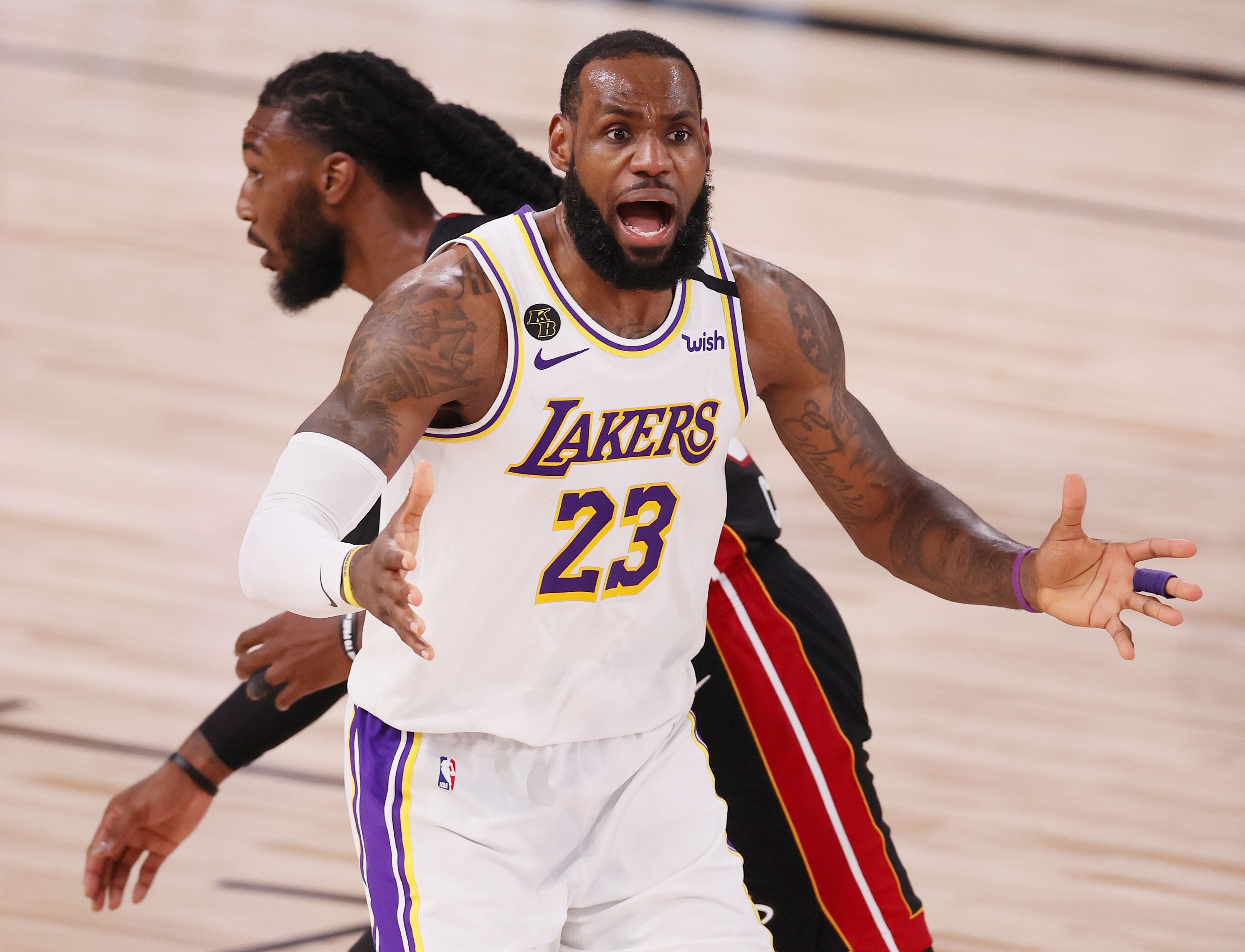 Famosos que apoyan a Joe Biden | El jugador de Los Angeles Lakers Lebron James