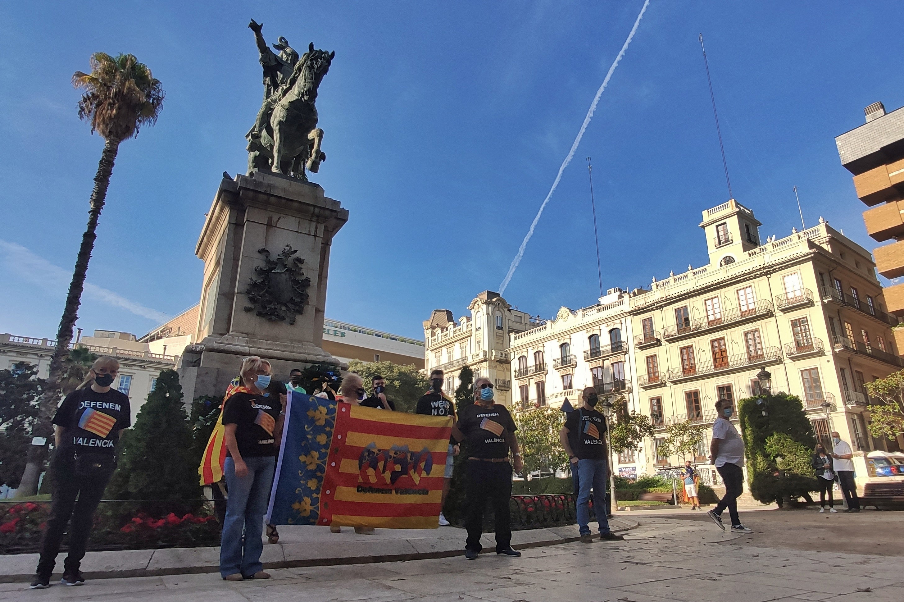 Fotos: Manifestaciones en Valencia por el 9 d&#039;Octubre