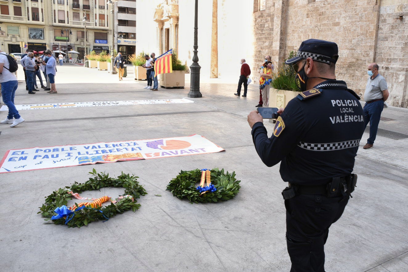 Fotos: Manifestaciones en Valencia por el 9 d&#039;Octubre