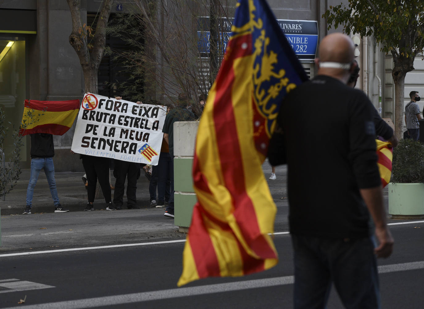 Fotos: Manifestaciones en Valencia por el 9 d&#039;Octubre