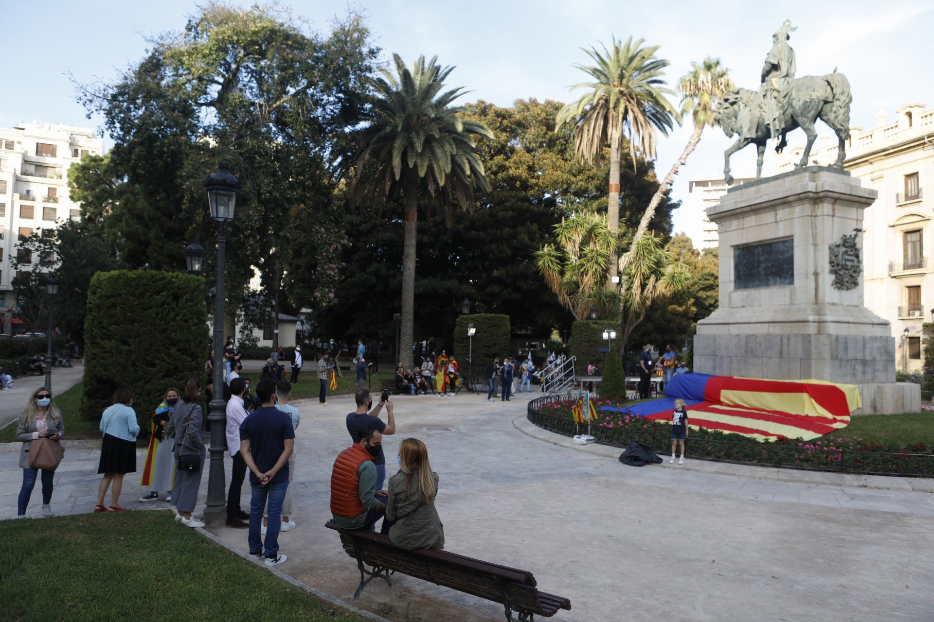 Fotos: Manifestaciones en Valencia por el 9 d&#039;Octubre