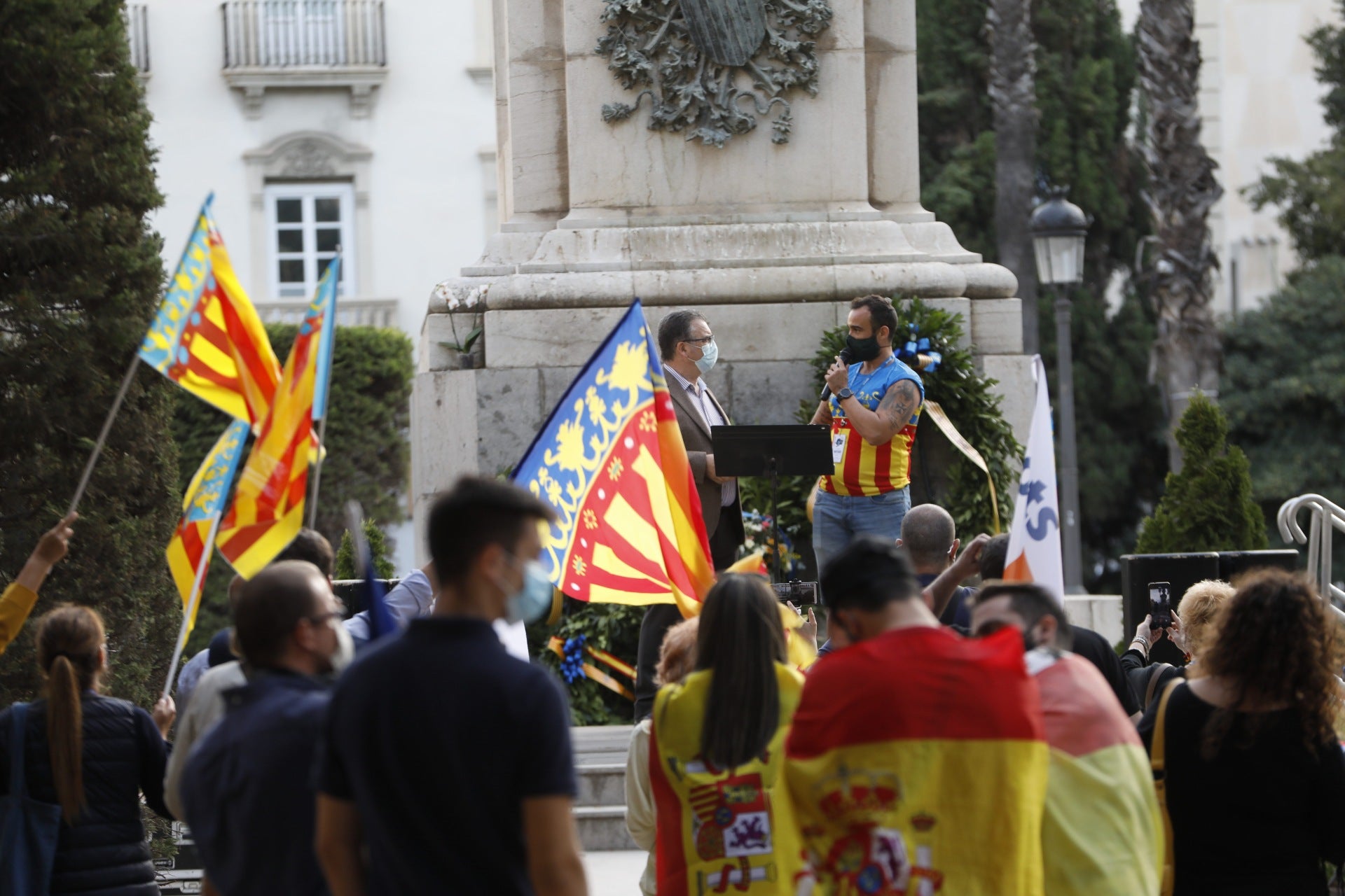 Fotos: Manifestaciones en Valencia por el 9 d&#039;Octubre