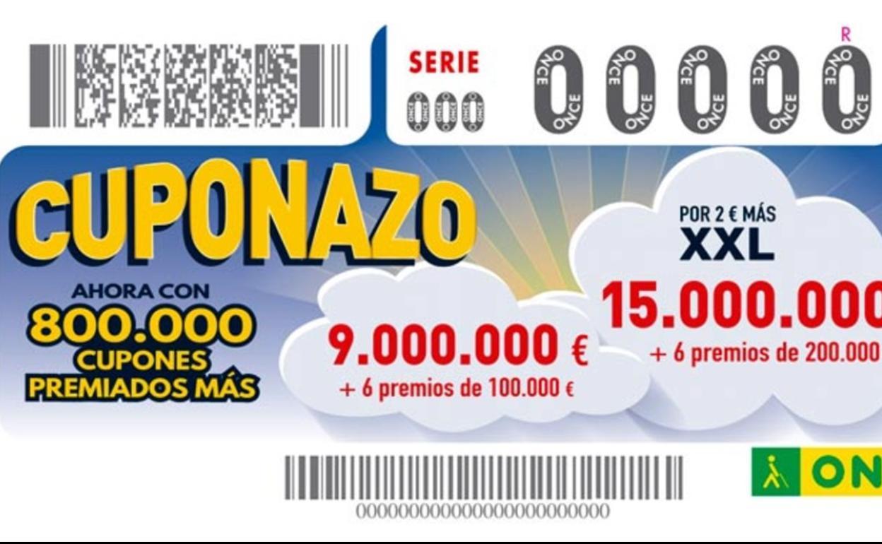 Sorteos ONCE | Un vecino de Puzol (Valencia) gana los 9 millones del Cuponazo de la ONCE