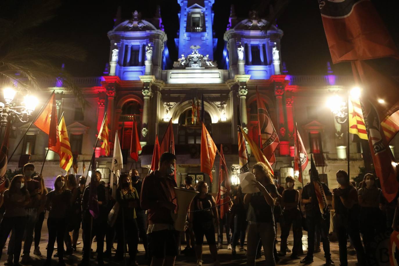 Fotos: Manifestaciones en Valencia por el 9 d&#039;Octubre