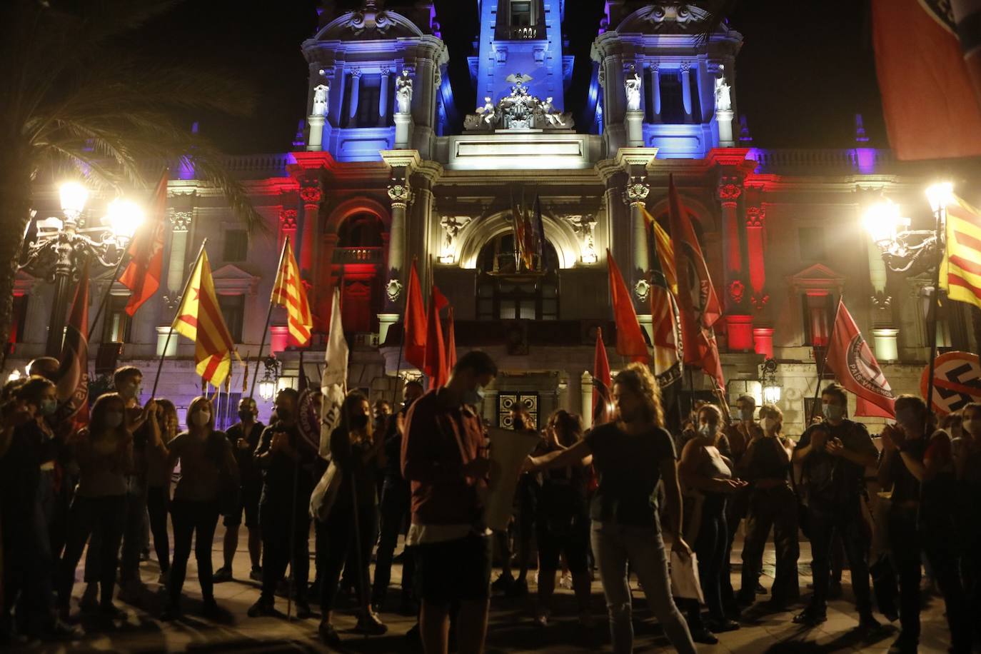 Fotos: Manifestaciones en Valencia por el 9 d&#039;Octubre