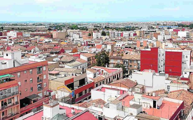 Una vista aérea del barrio del Alter.