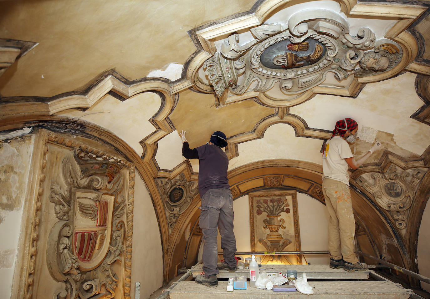 Restauración del trasagrario de la Iglesia de San Nicolás