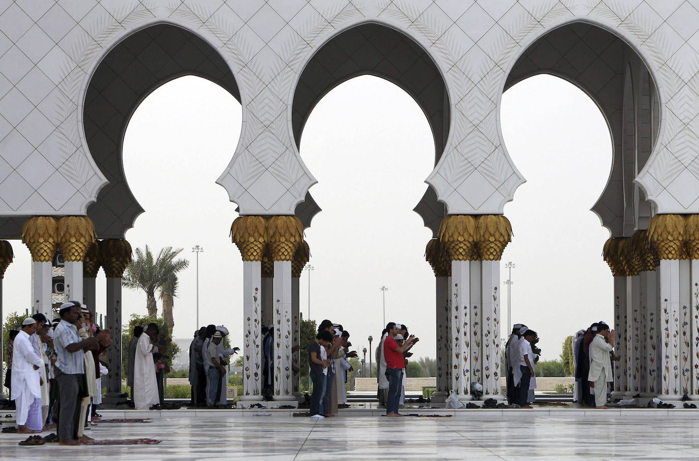 7. Gran Mezquita de Sheikh Zayed, Abu Dabi. 