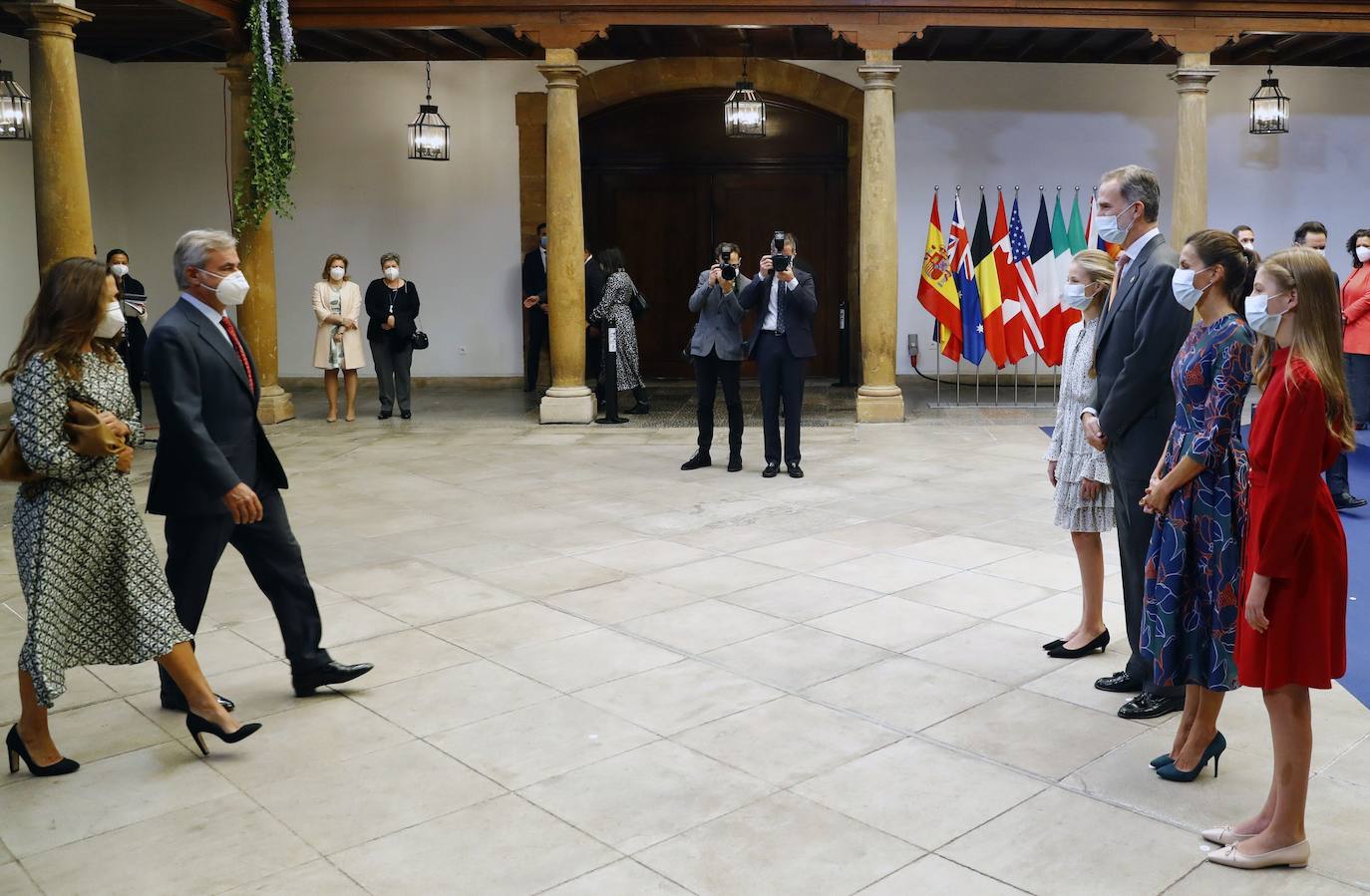 Audiencia a los galardonados de los Premios Princesa de Asturias