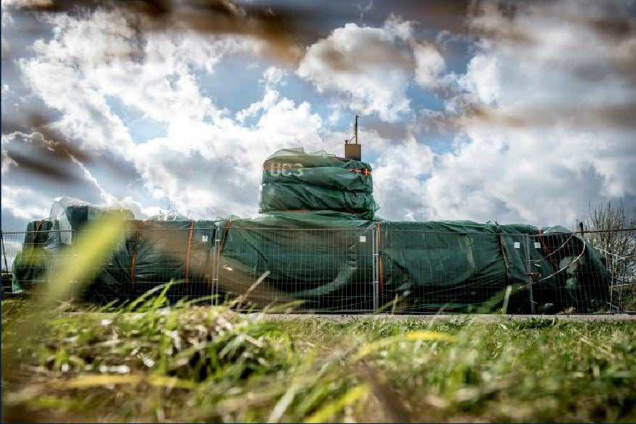El submarino de Madsen, confiscado. 