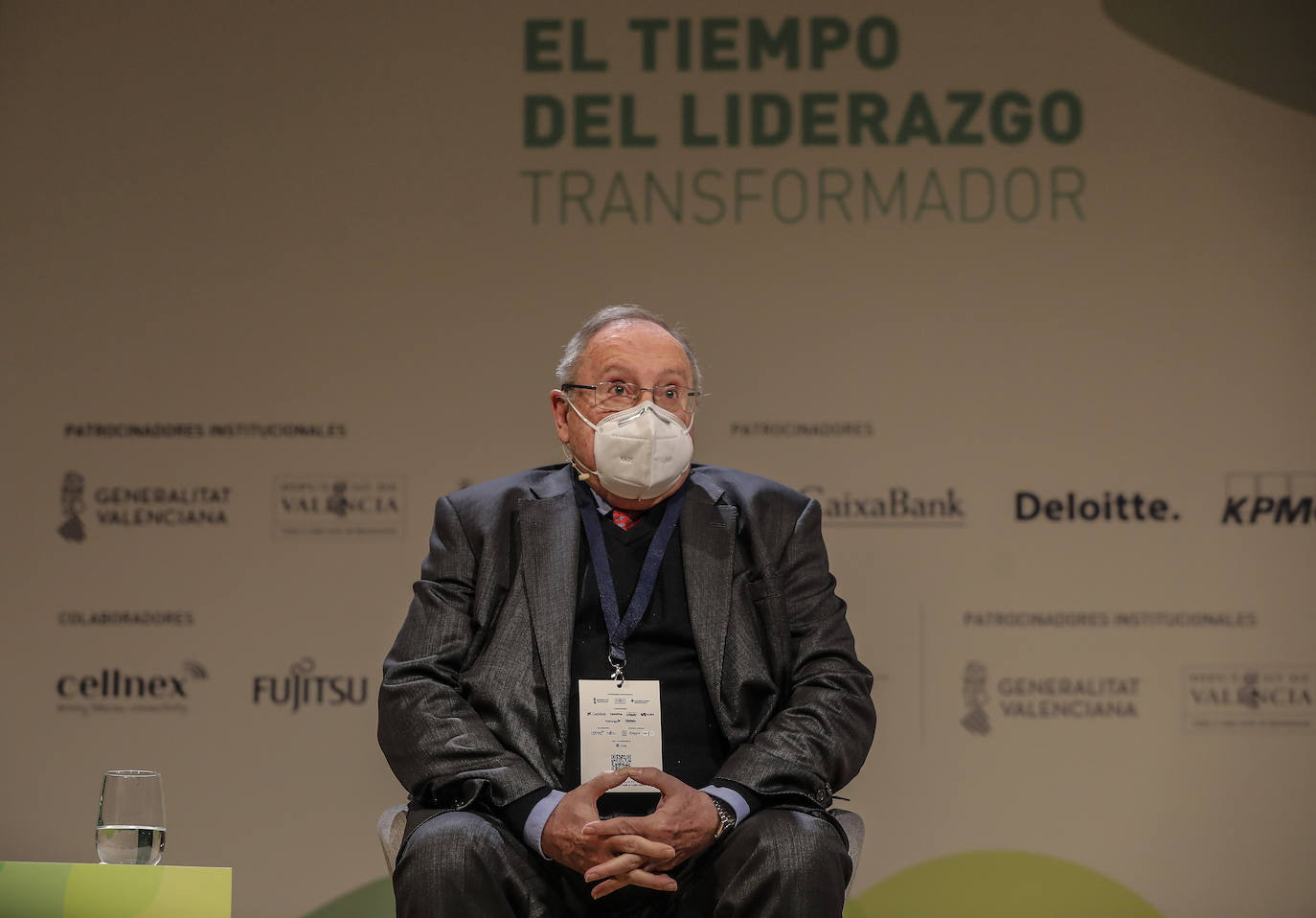 La ciudad se ha convertido por un día en la sede de las grandes empresas españolas, con una serie de conferencias en el Palau de Les Arts Reina Sofía sobre los retos de la economía española. -En la imagen, el presidente de la Cámara de Comercio de España, José Luis Bonet-