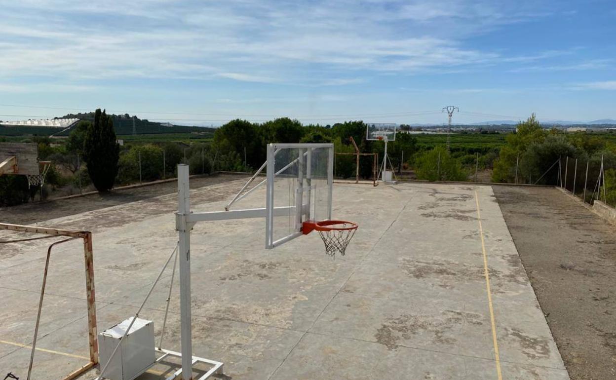 Las instalaciones deportivas de la urbanización. 