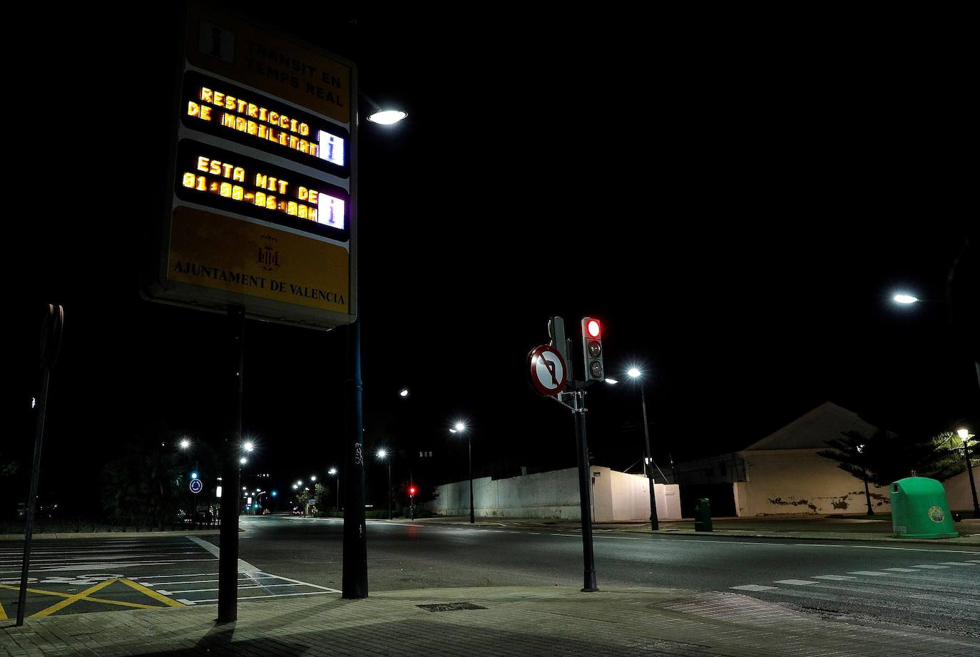 Valencia, bajo el toque de queda