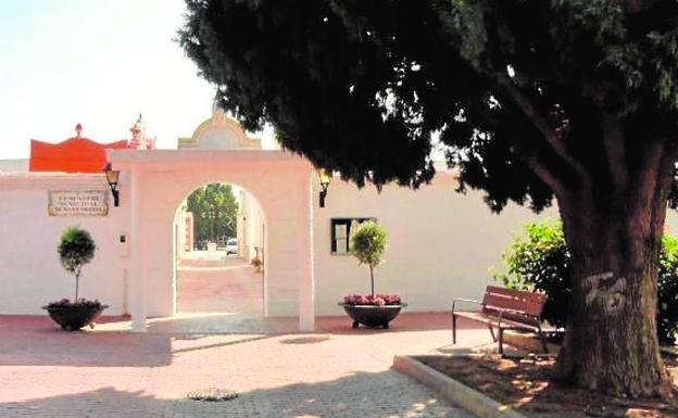 El cementerio municipal.