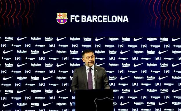 El presidente del Barcelona, Josep Maria Bartomeu. 