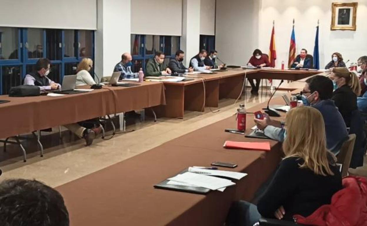 La última sesión plenaria celebrada en Xirivella. 