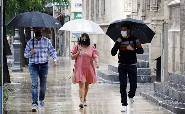 Aemet anuncia lluvias localmente fuertes y persistentes desde el miércoles en la Comunitat Valenciana