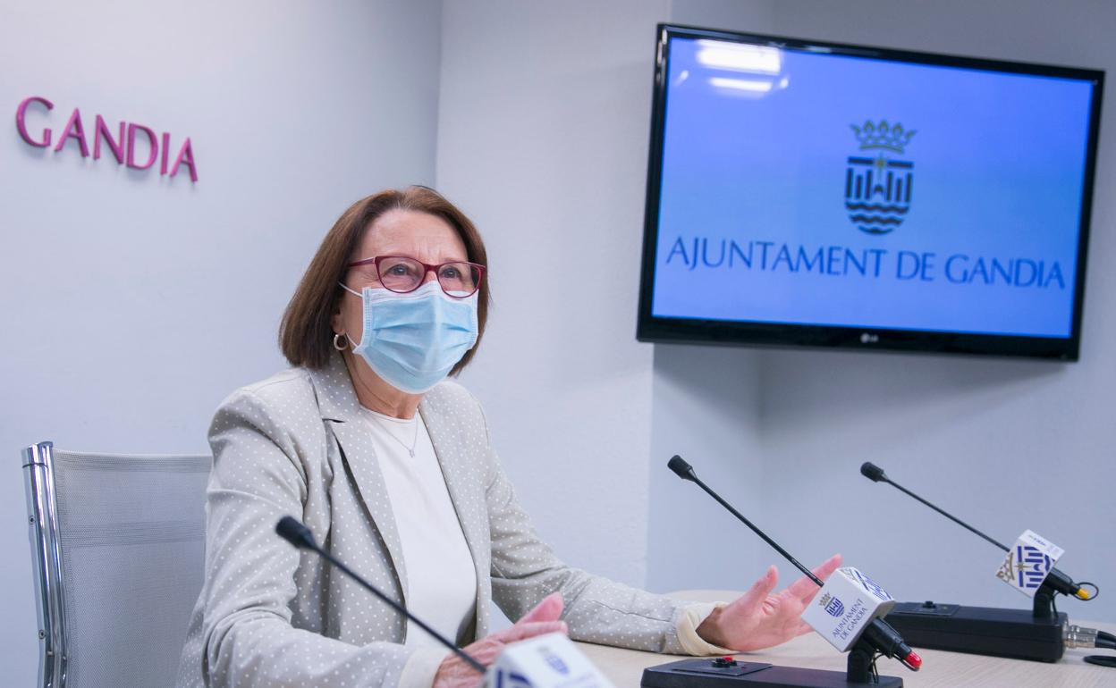 La edil de Gandia Amparo Victoria. 