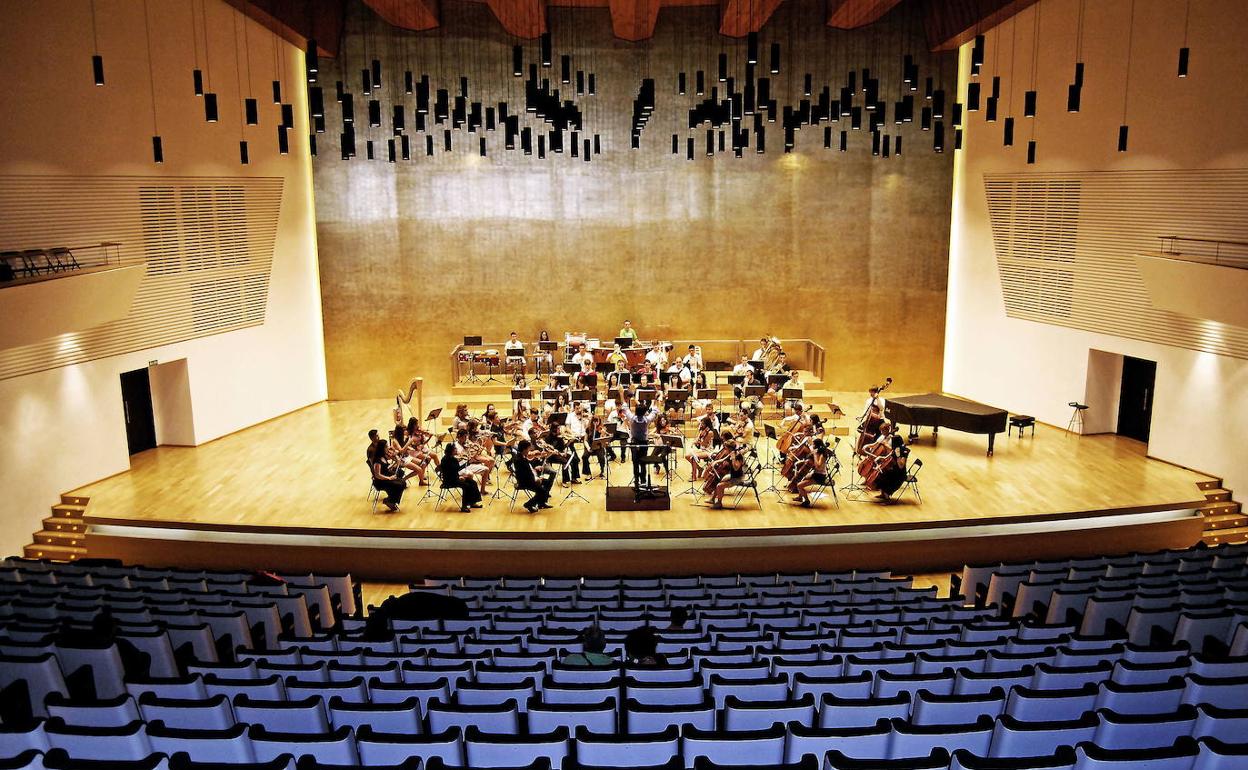 Una de las salas del auditorio alicantino. 