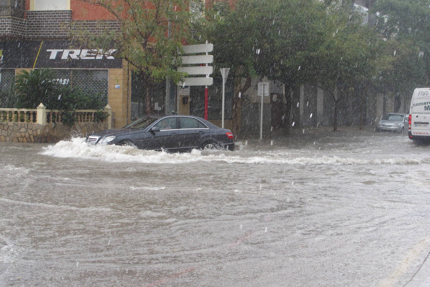 Lluvias en Dénia