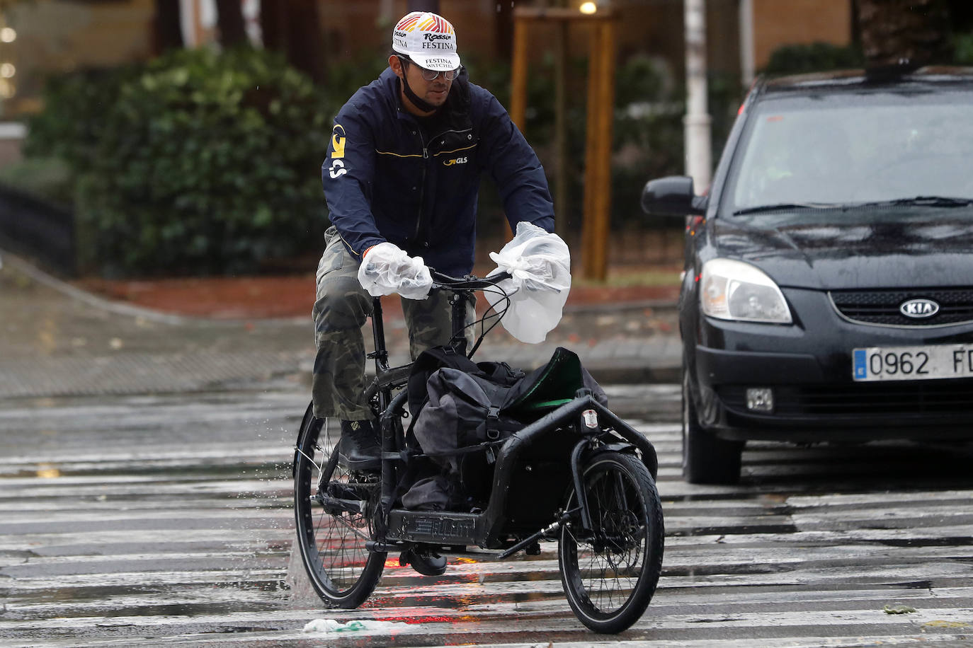 Lluvia en Valencia. 