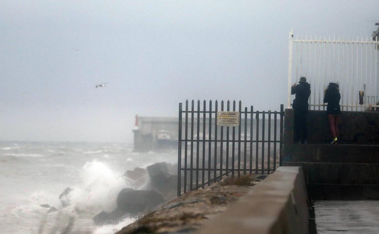 Temporal de lluvias en Valencia. 