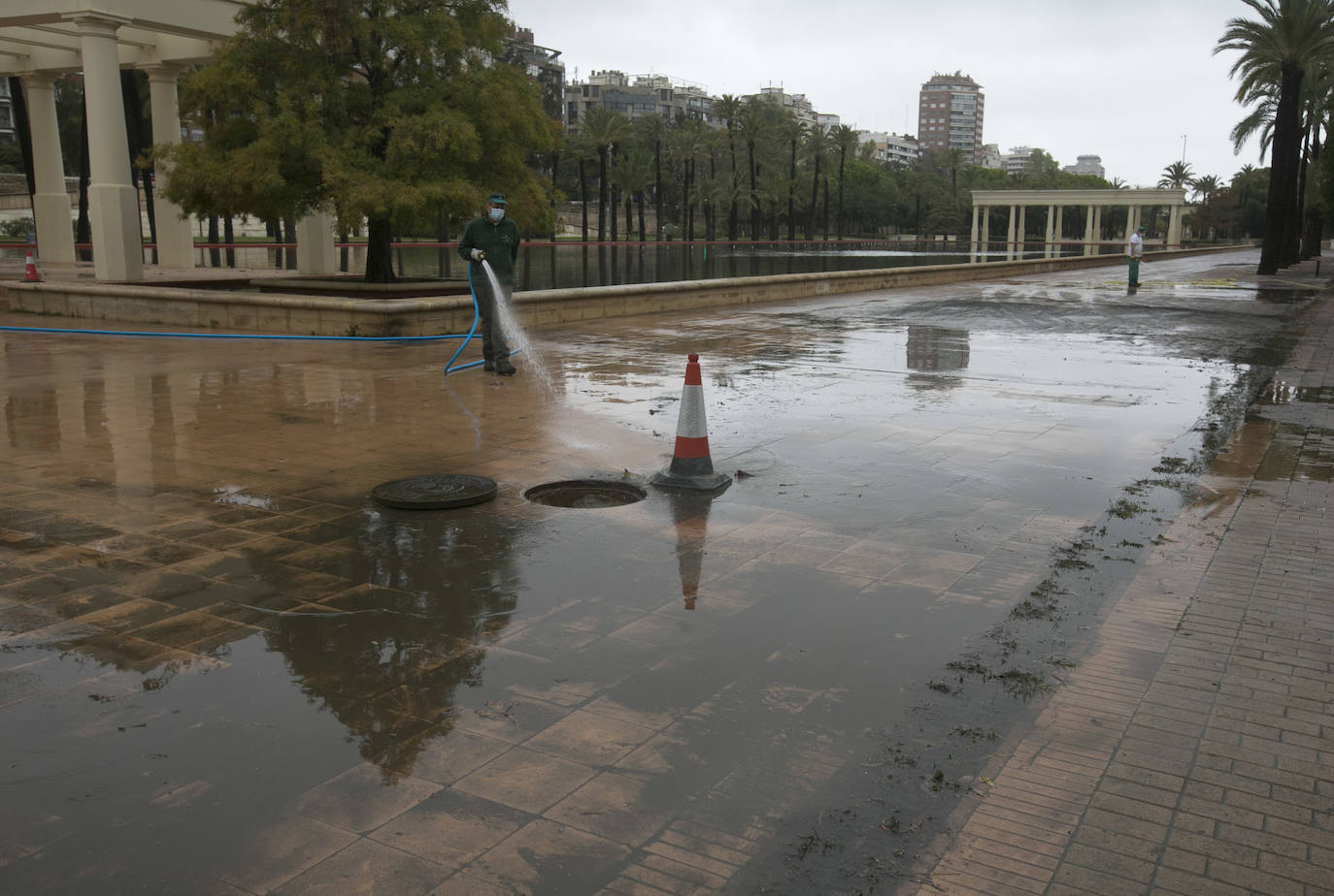 Fotos: Daños tras las lluvias en el cauce del río Turia