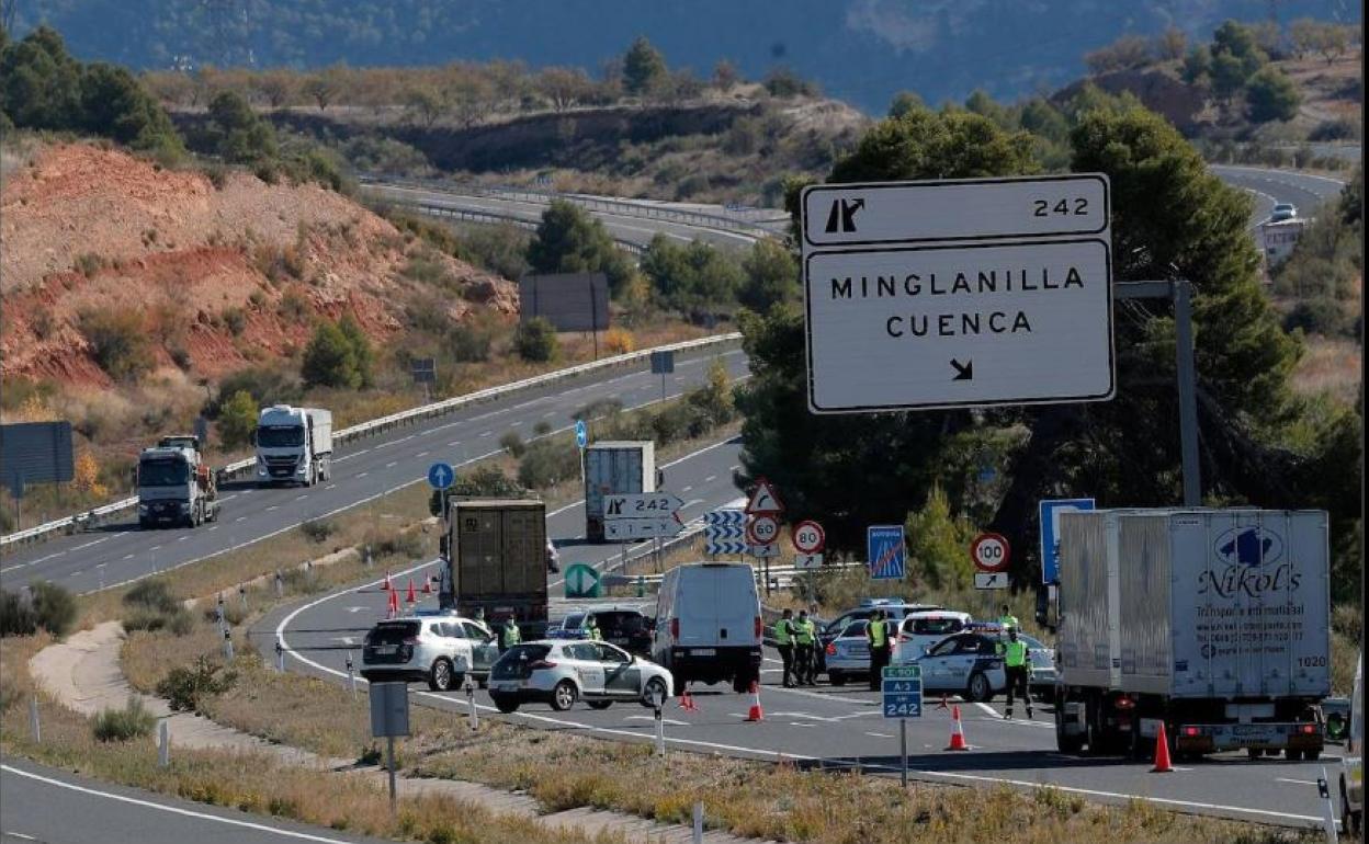 Control de la Guardia Civil. 