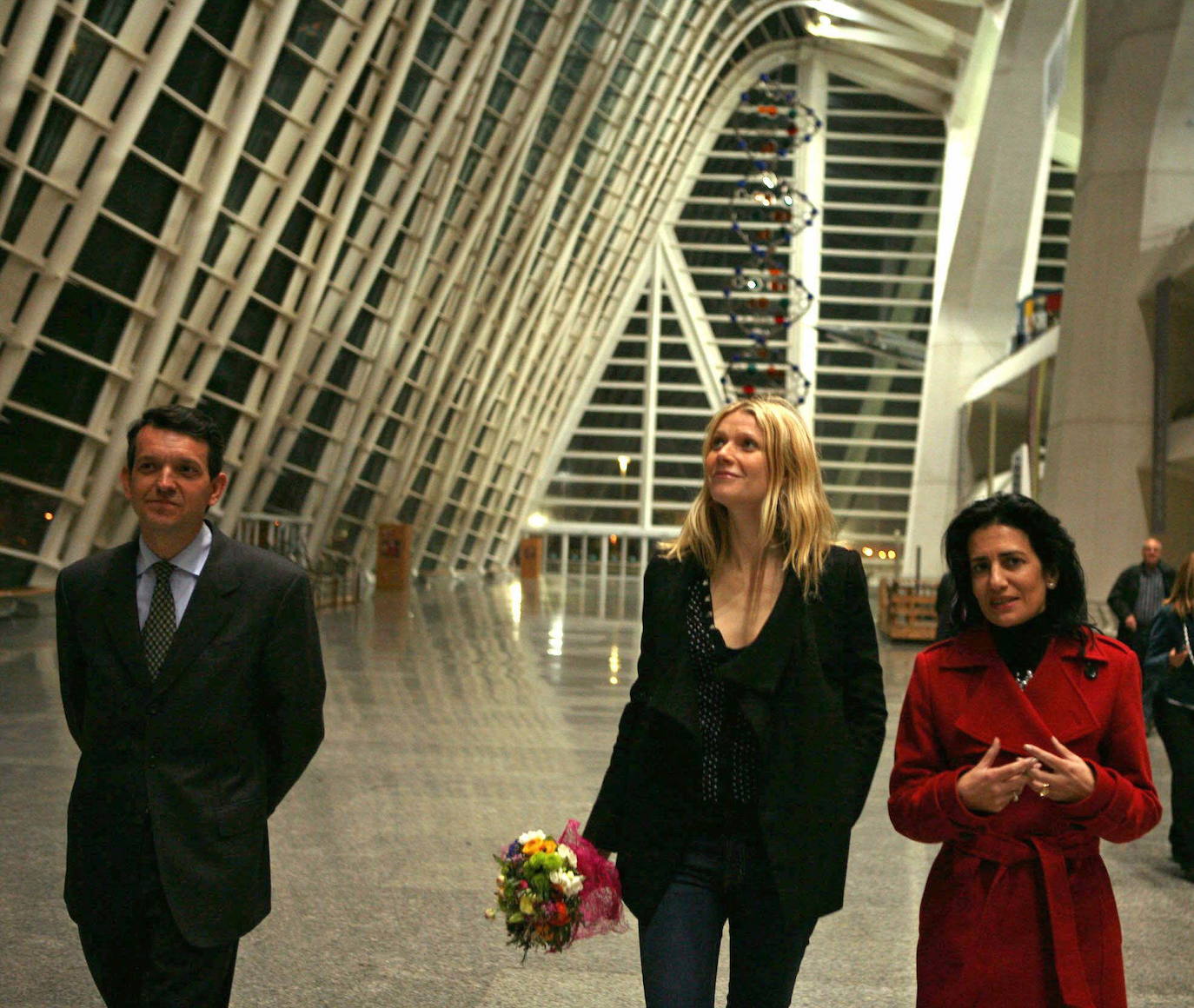 La actriz Gwyneth Paltrow visitó el museo en 2008.