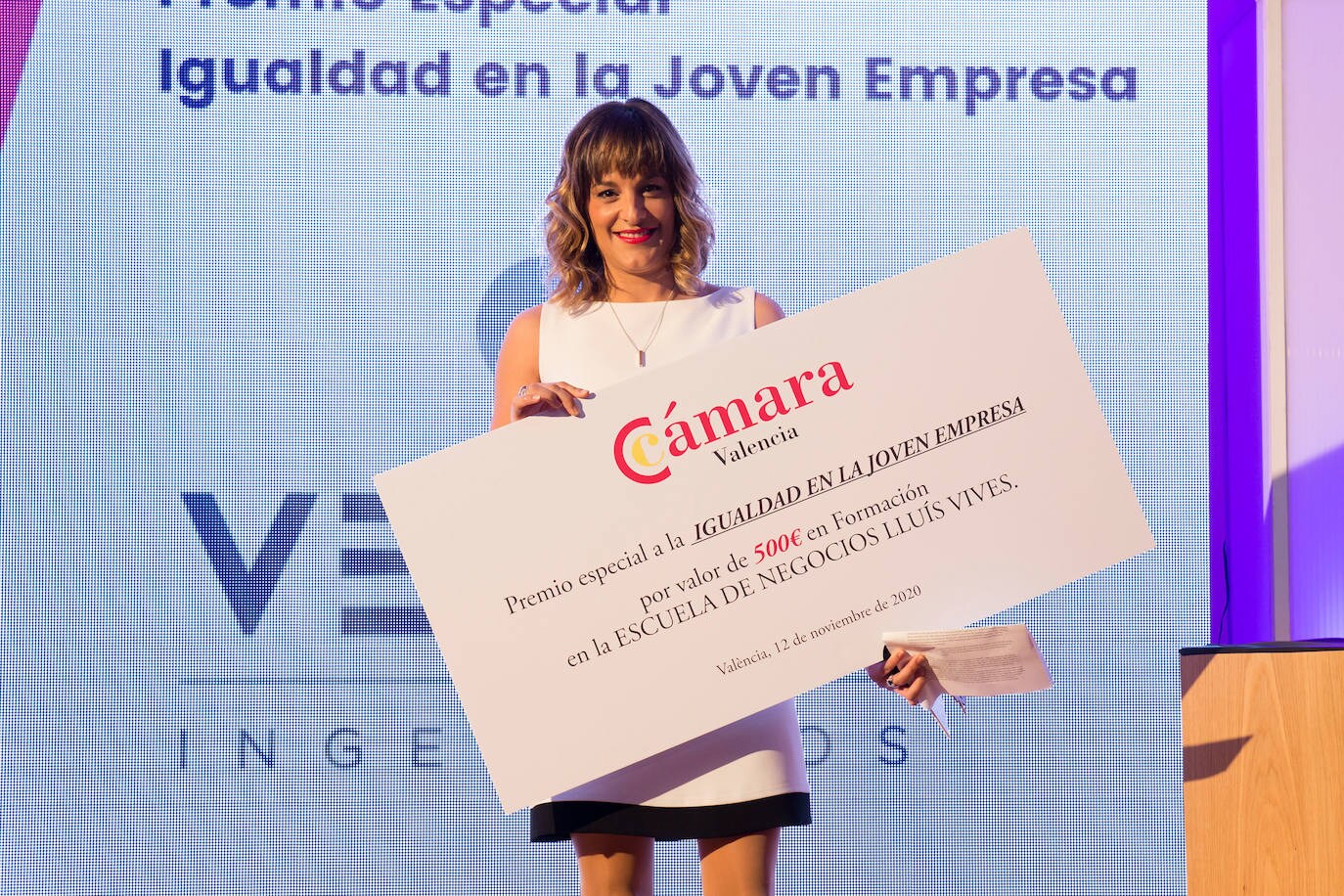 La Asociación de Jóvenes Empresarios de Valencia ha celebrado este jueves la gala de entrega de los Premios AJEV 2020 de forma híbrida: presencialmente en el auditorio de la CEV y vía streaming a través de su canal de Youtube. La edición 2020 de los Premios AJEV ha estado marcada por una gran novedad, y es que todos sus asociados y asociadas han recibido el reconocimiento a la categoría principal, la del Joven Empresario/a del Año.