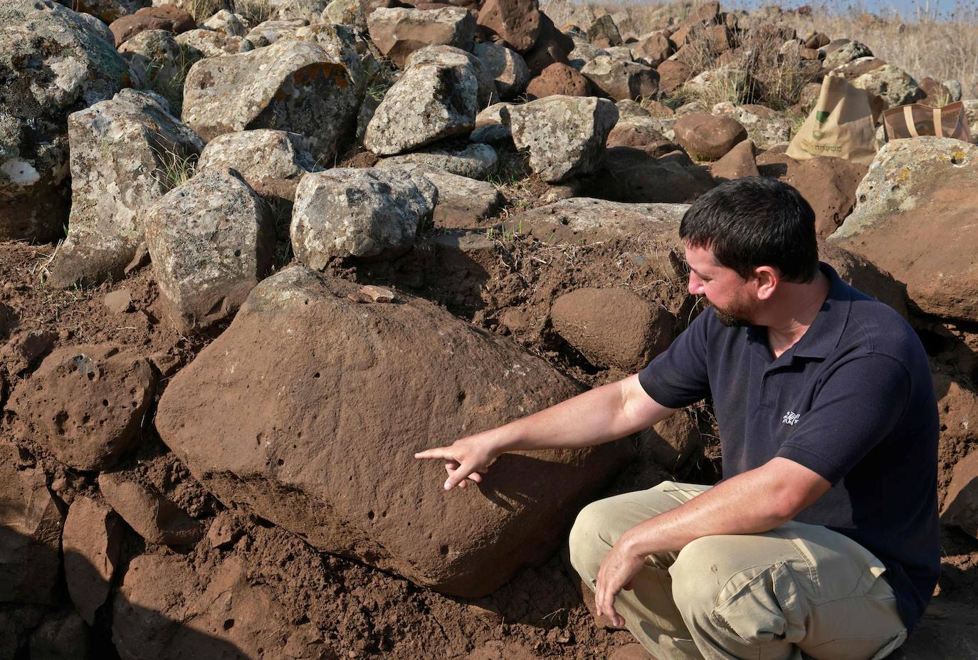 Arqueólogos hallaron en noviembre un posible fuerte Geshur en los Altos del Golán. Pertenecería a los siglos XI y X a.C, la época del rey David