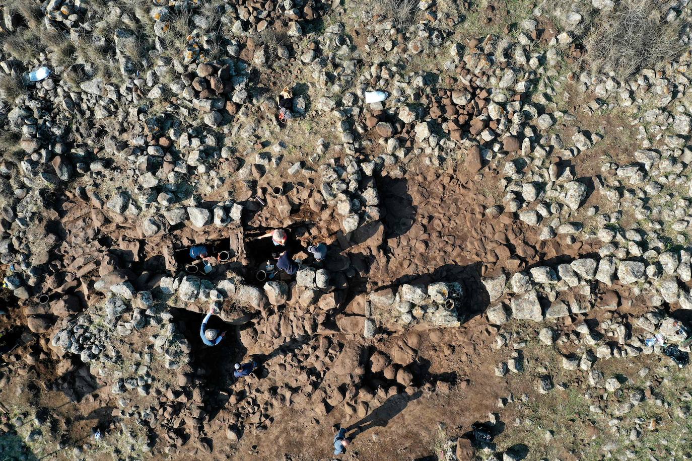 Fotos: Arqueólogos hallan un posible fuerte Geshur en los Altos del Golán