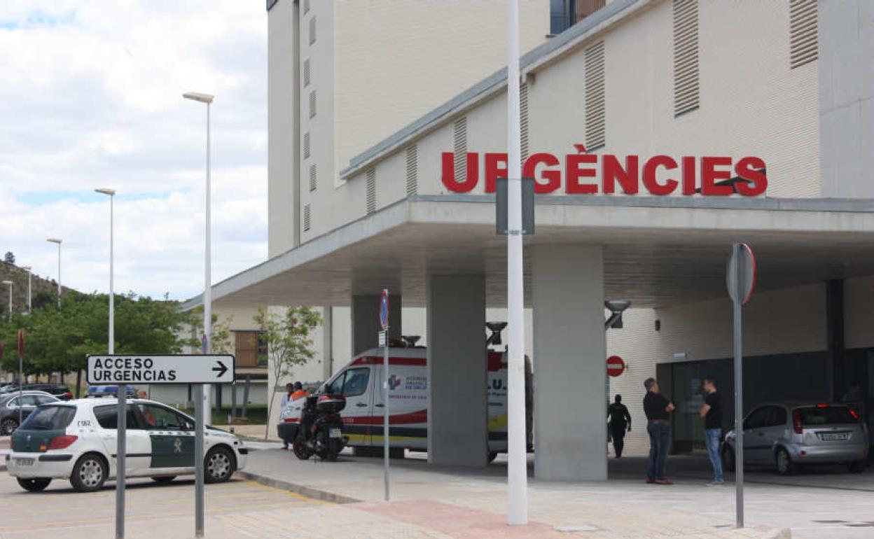 Acceso al Hospital de Llíria.