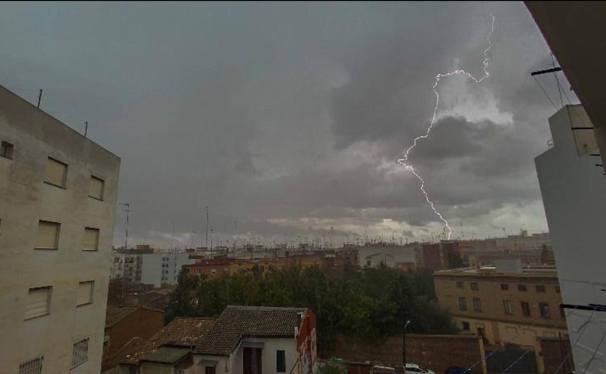 Lluvia en Valencia |