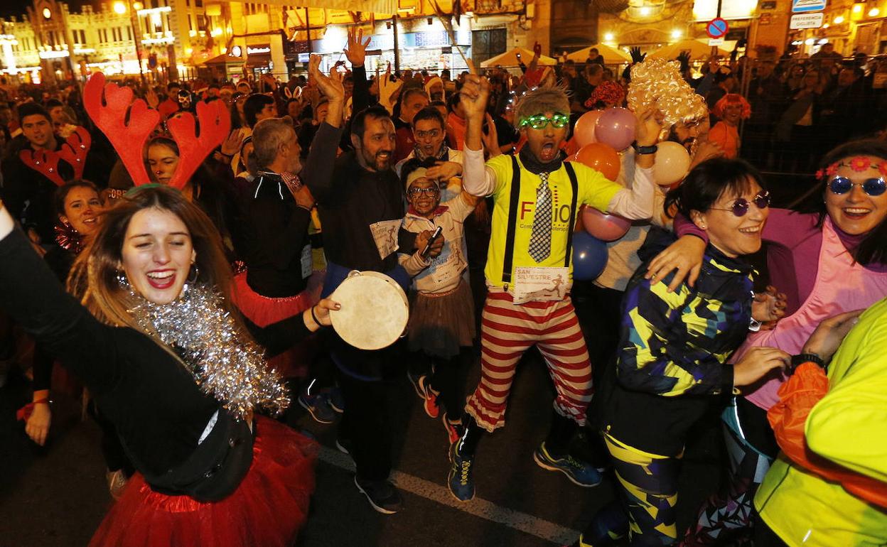 San Silvestre Popular Valenciana, en una imagen de archivo.