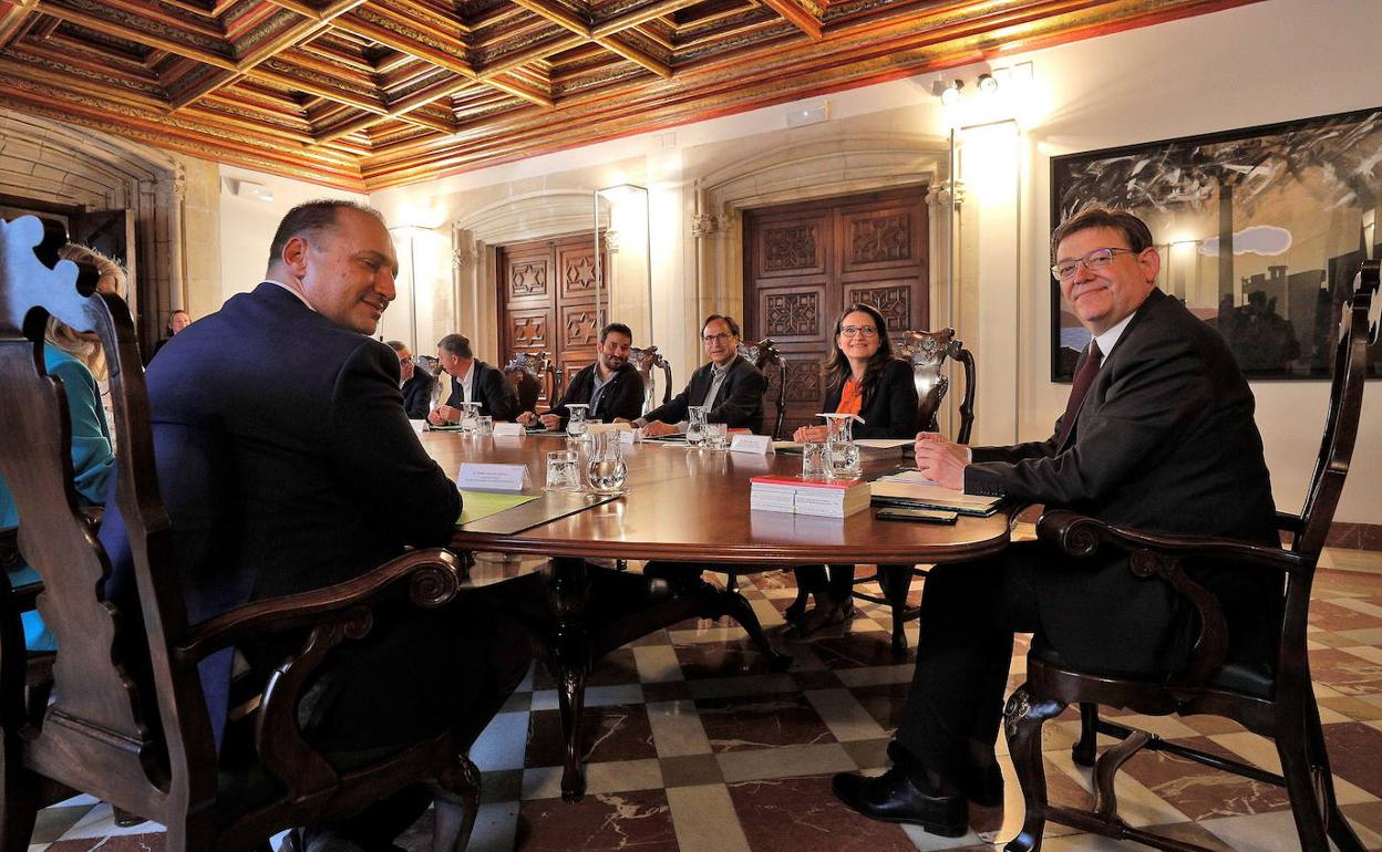 Pleno del Consell, en una imagen de archivo. 