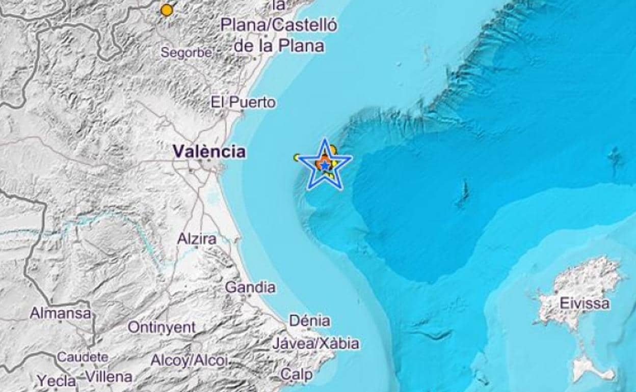 Terremoto en Valencia | El Golfo de Valencia registra esta madrugada 22 terremotos de hasta 3,2 grados de magnitud