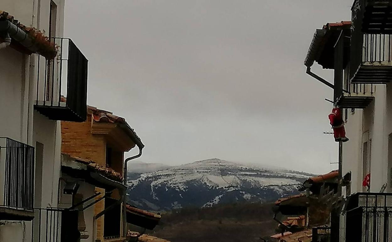 Nieve en Morella. 