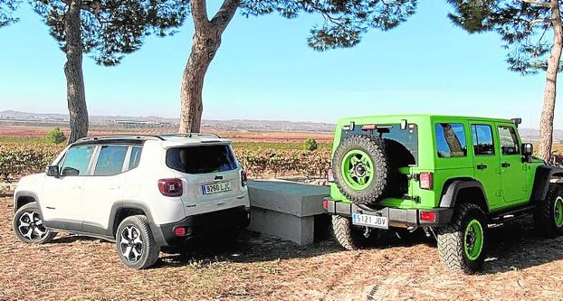 Traseras de impacto, el Renegade es más práctico que el Wrangler.