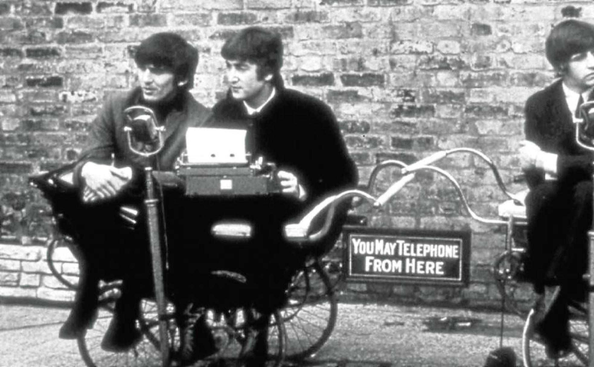 Los buenos tiempos. Durante el rodaje de 'A Hard Day's Night', en 1964. 