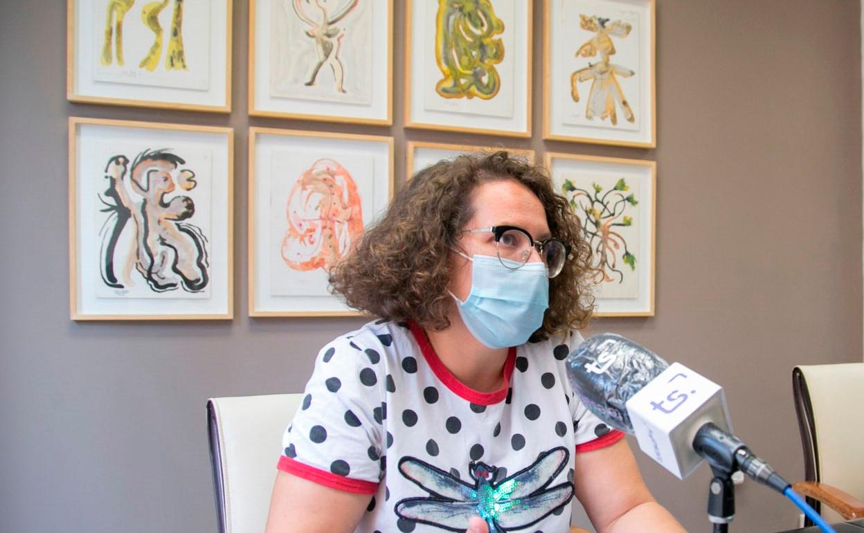 La edil Alícia Izquierdo. 