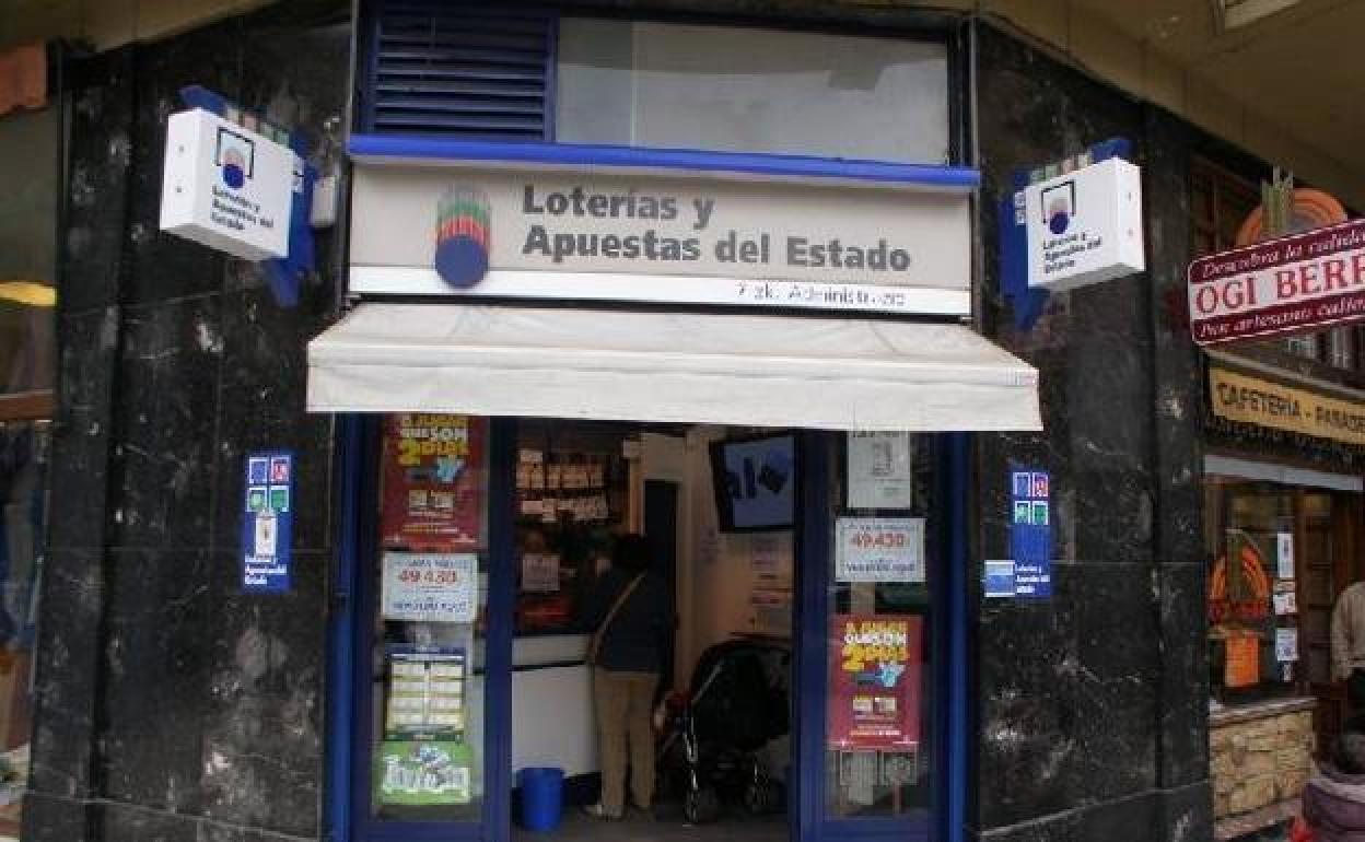 Una administración de Loterías y Apuestas del Estado.